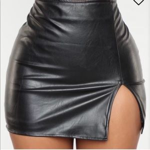 Fashion Nova flame in your heart mini skirt